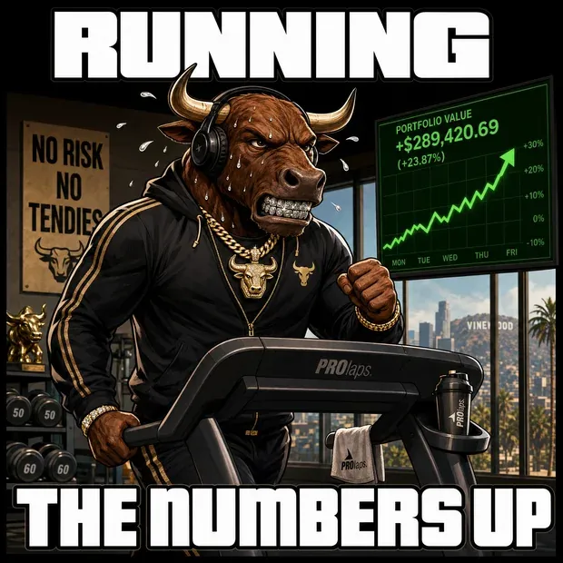 Meme: RUNNING / THE NUMBERS UP